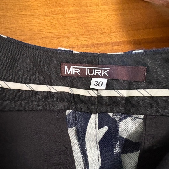 Navy and White Women's Shorts - Picture 2 of 2